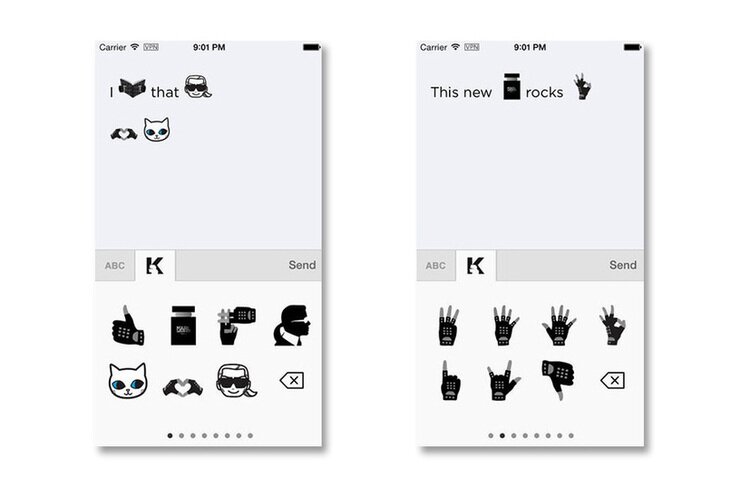 KARL LAGERFELD HAS INVENTED SOME EMOJIS